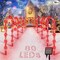 Christmas Decorations Outdoor, 80 Red LEDs Solar Christmas Candy Cane Lights, 10 Pack Solar Pathway Lights with 8 Lighting Modes, Waterproof Solar Lights for Yard, Walkway, Lawn, Garden Decor